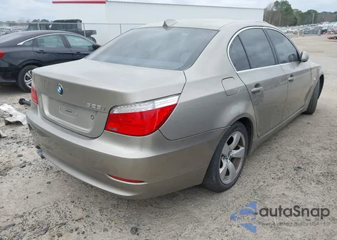 2008 BMW 528I z USA, uszkodzony, nr VIN WBANU53518CT05450